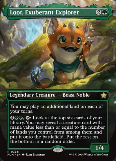 Loot, Exuberant Explorer FDN-336 Foundations Magic card