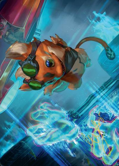 Loot, the Pathfinder // Loot, the Pathfinder ADFT-22 Aetherdrift Art Series Magic card