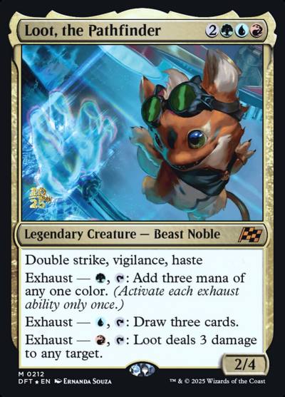 Loot, the Pathfinder PDFT-212S Aetherdrift Promos Magic card
