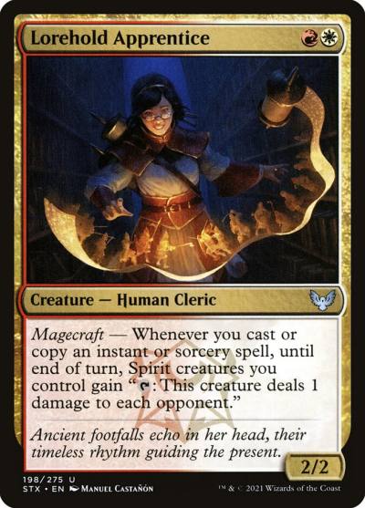 Lorehold Apprentice 198 Strixhaven: School of Mages Magic card