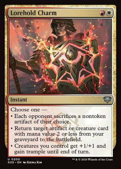 Lorehold Charm SOS-200 Secrets of Strixhaven Magic card