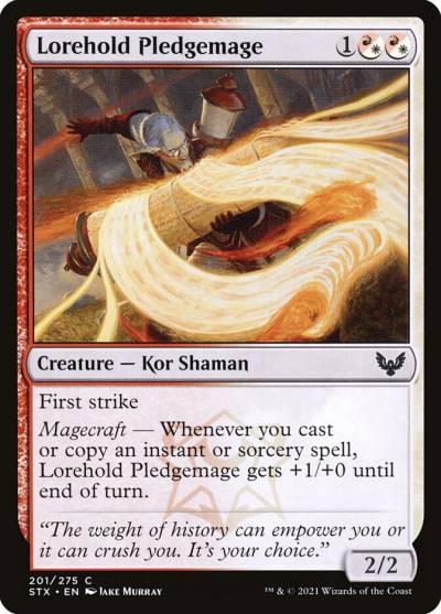 Lorehold Pledgemage 201 Strixhaven: School of Mages Magic card