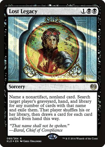 Lost Legacy PKLD-88S Kaladesh Promos Magic card