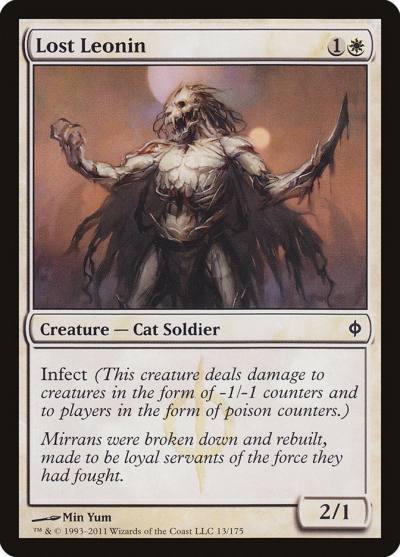 Lost Leonin 13 New Phyrexia Magic card