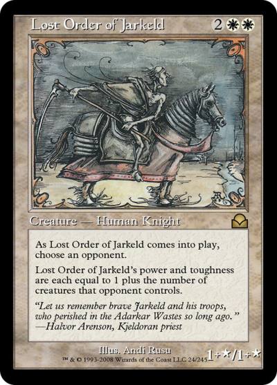 Lost Order of Jarkeld ME2-24 Masters Edition II Magic card