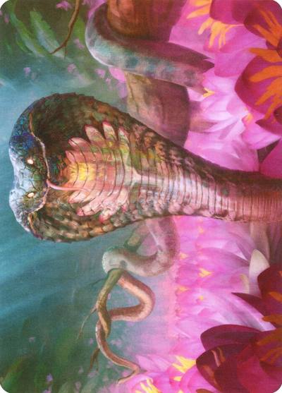 Lotus Cobra // Lotus Cobra AZNR-71 Zendikar Rising Art Series Magic card