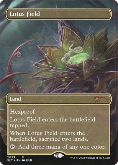 Lotus Field SLC-2023 Secret Lair 30th Anniversary Countdown Kit Magic card