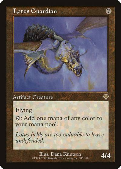 Lotus Guardian INV-305 Invasion Magic card