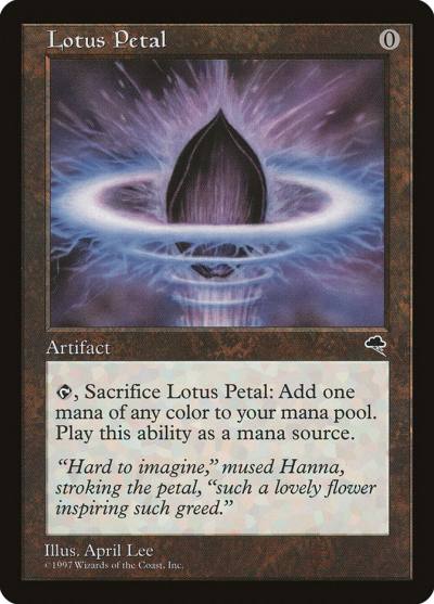 Lotus Petal TMP-294 Tempest Magic card