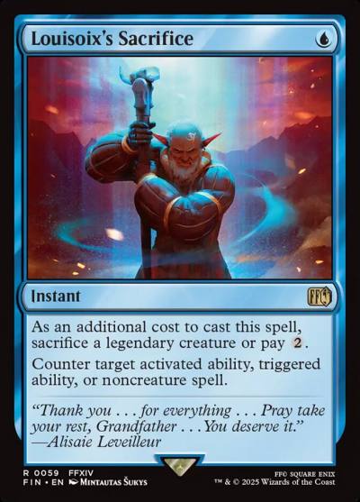 Louisoix's Sacrifice FIN-59 Final Fantasy Magic card