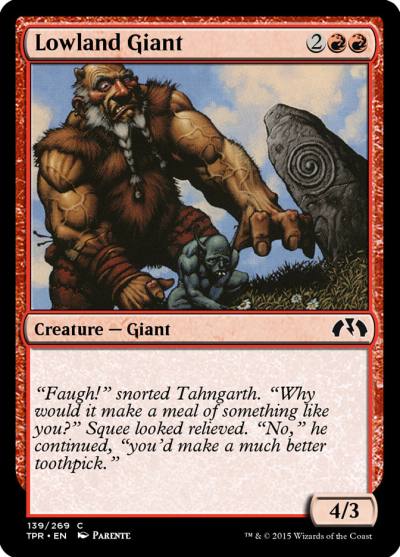 Lowland Giant TPR-139 Tempest Remastered Magic card