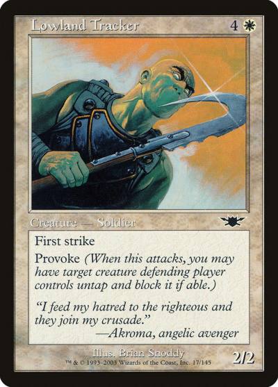 Lowland Tracker 17 Legions Magic card