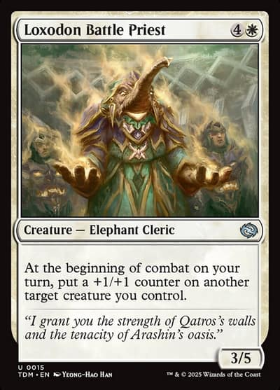 Loxodon Battle Priest 15 Tarkir: Dragonstorm Magic card