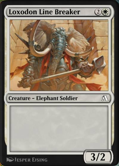 Loxodon Line Breaker XANA-7 Arena New Player Experience Extras Magic card