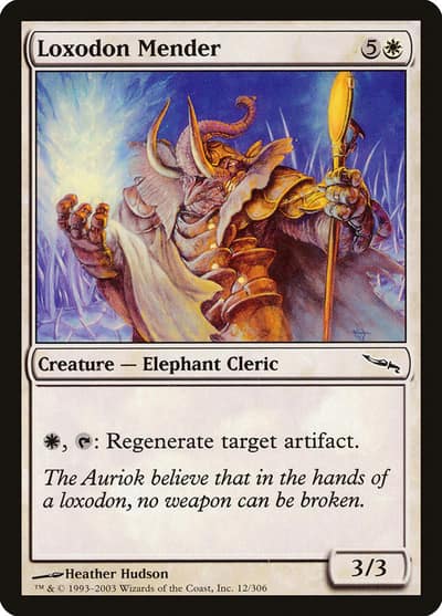 Loxodon Mender 12 Mirrodin Magic card