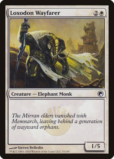 Loxodon Wayfarer 15 Scars of Mirrodin Magic card
