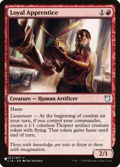 Loyal Apprentice PLST-C18-23 The List Magic card