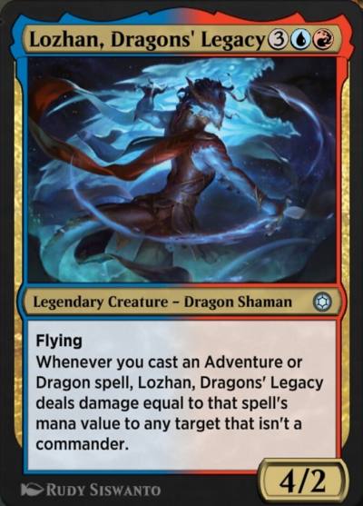 Lozhan, Dragons' Legacy HBG-240 Alchemy Horizons: Baldur's Gate Magic card