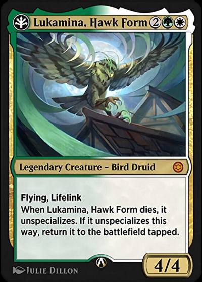 Lukamina, Hawk Form 17w Alchemy Horizons: Baldur's Gate Magic card