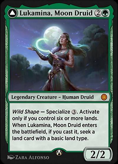 Lukamina, Moon Druid HBG-17 Alchemy Horizons: Baldur's Gate Magic card
