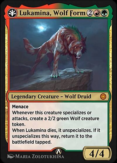 Lukamina, Wolf Form HBG-17R Alchemy Horizons: Baldur's Gate Magic card