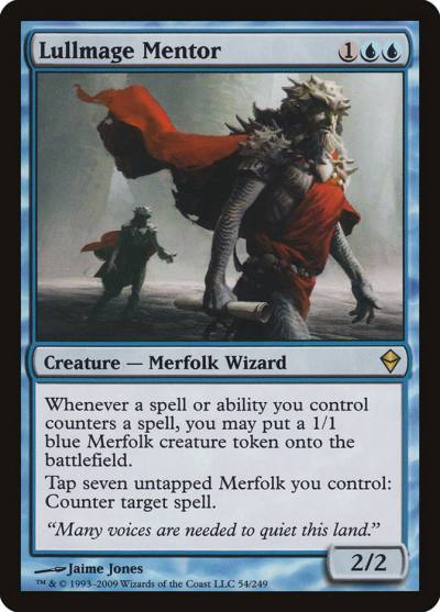 Lullmage Mentor 54 Zendikar Magic card