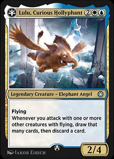 Lulu, Curious Hollyphant HBG-3U Alchemy Horizons: Baldur's Gate Magic card