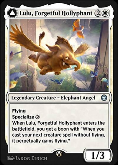 Lulu, Forgetful Hollyphant HBG-3 Alchemy Horizons: Baldur's Gate Magic card