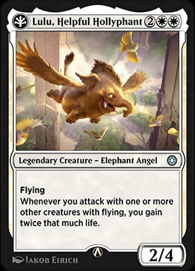 Lulu, Helpful Hollyphant HBG-3W Alchemy Horizons: Baldur's Gate Magic card
