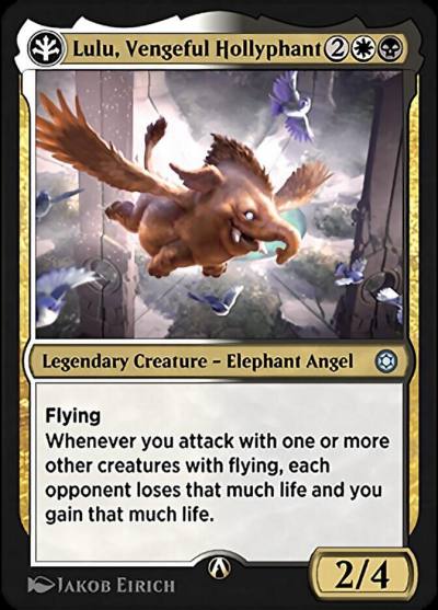 Lulu, Vengeful Hollyphant HBG-3B Alchemy Horizons: Baldur's Gate Magic card