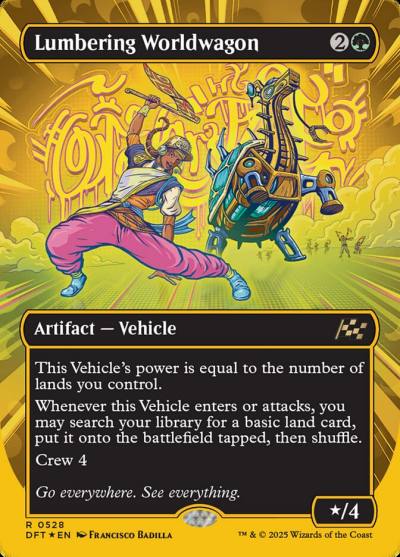 Lumbering Worldwagon DFT-528 Aetherdrift Magic card