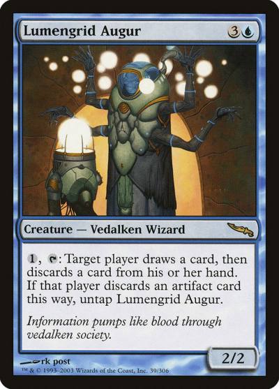 Lumengrid Augur MRD-39 Mirrodin Magic card