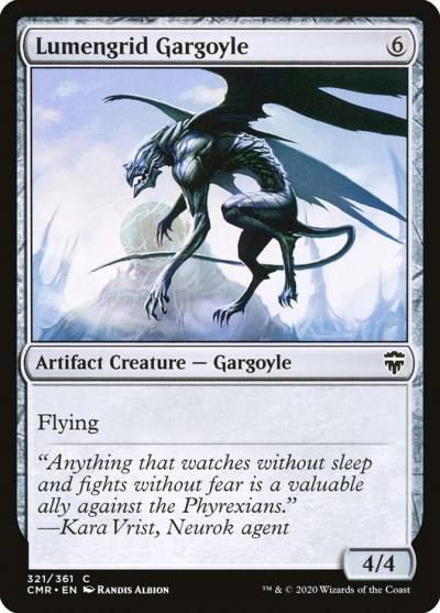 Lumengrid Gargoyle CMR-321 Commander Legends Magic card
