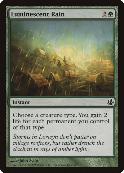 Luminescent Rain MOR-129 Morningtide Magic card
