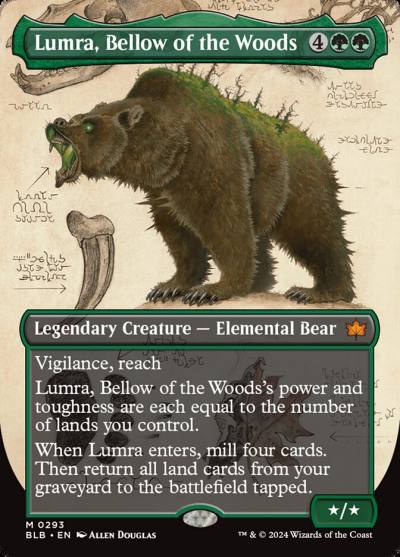 Lumra, Bellow of the Woods BLB-293 Bloomburrow Magic card