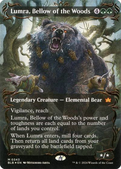 Lumra, Bellow of the Woods BLB-343 Bloomburrow Magic card