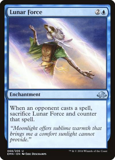 Lunar Force EMN-68 Eldritch Moon Magic card