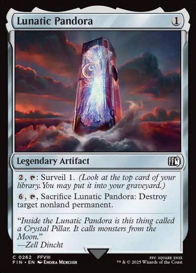 Lunatic Pandora FIN-262 Final Fantasy Magic card