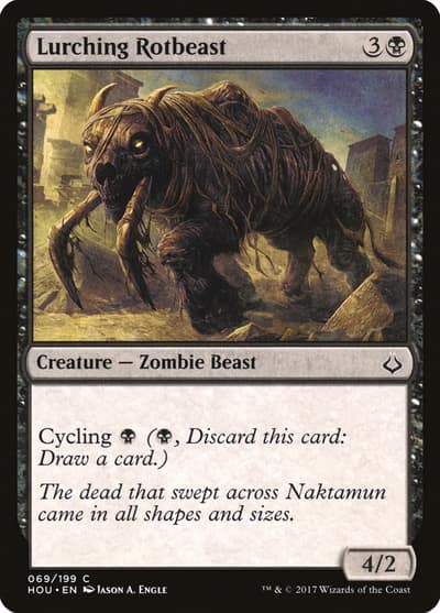 Lurching Rotbeast 69 Hour of Devastation Magic card