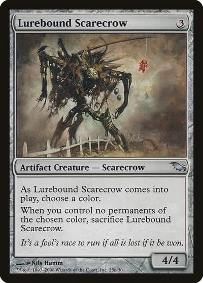 Lurebound Scarecrow 256 Shadowmoor Magic card