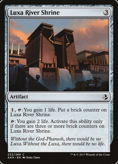 Luxa River Shrine AKH-232 Amonkhet Magic card