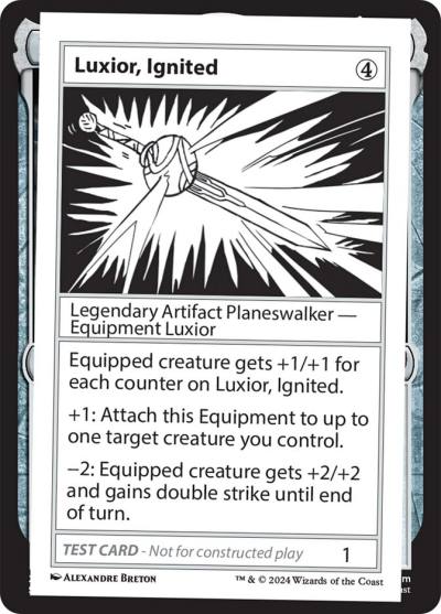 Luxior, Ignited MB2-606 Mystery Booster 2 Magic card