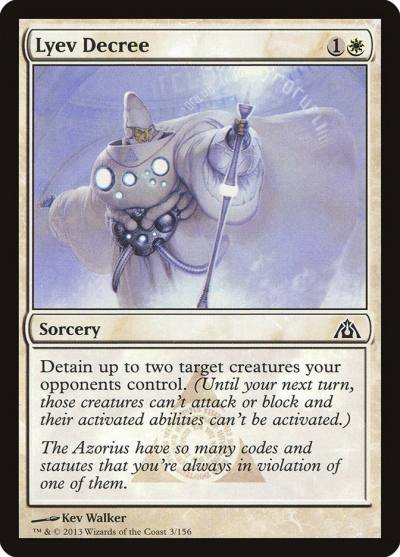 Lyev Decree DGM-3 Dragon's Maze Magic card
