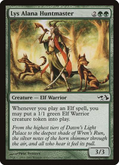 Lys Alana Huntmaster DD1-10 Duel Decks: Elves vs. Goblins Magic card