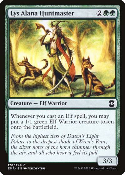 Lys Alana Huntmaster EMA-176 Eternal Masters Magic card