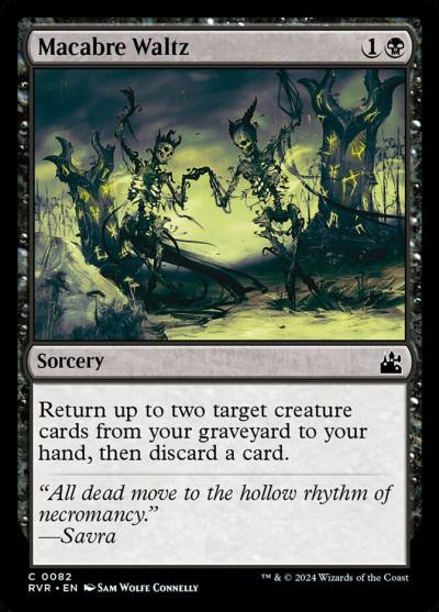 Macabre Waltz RVR-82 Ravnica Remastered Magic card