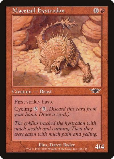Macetail Hystrodon LGN-106 Legions Magic card