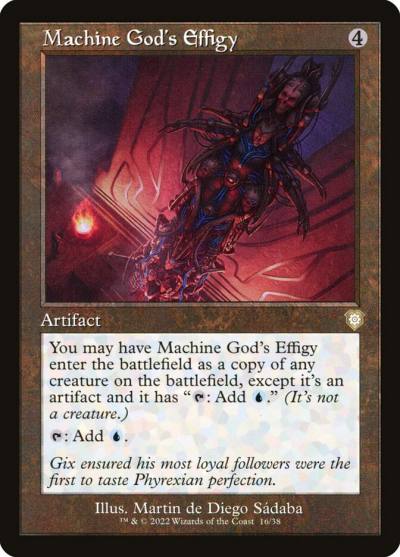 Machine God's Effigy BRC-16 The Brothers' War Commander Magic card