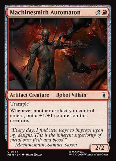 Machinesmith Automaton MSH-144 Marvel Super Heroes Magic card