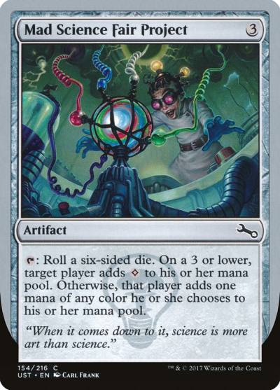 Mad Science Fair Project UST-154 Unstable Magic card